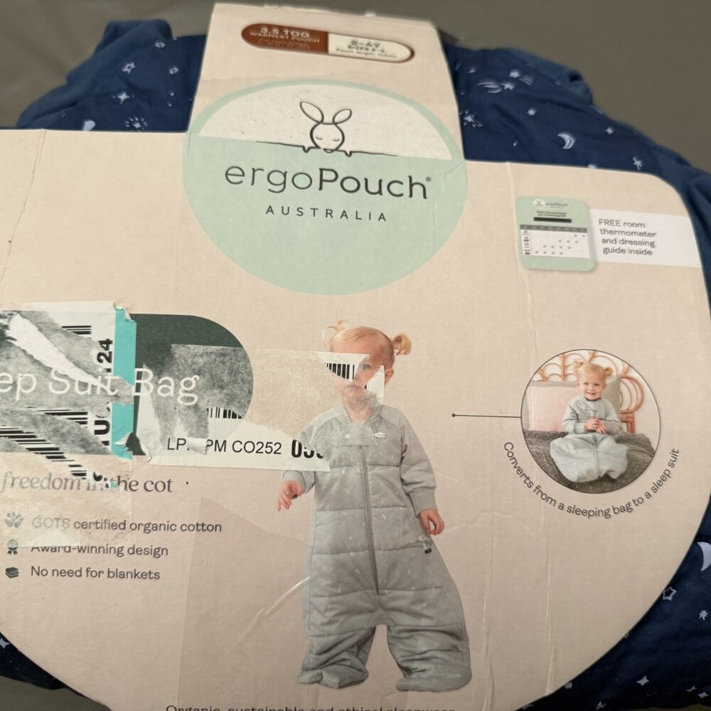 organic cotton sleep suit bag